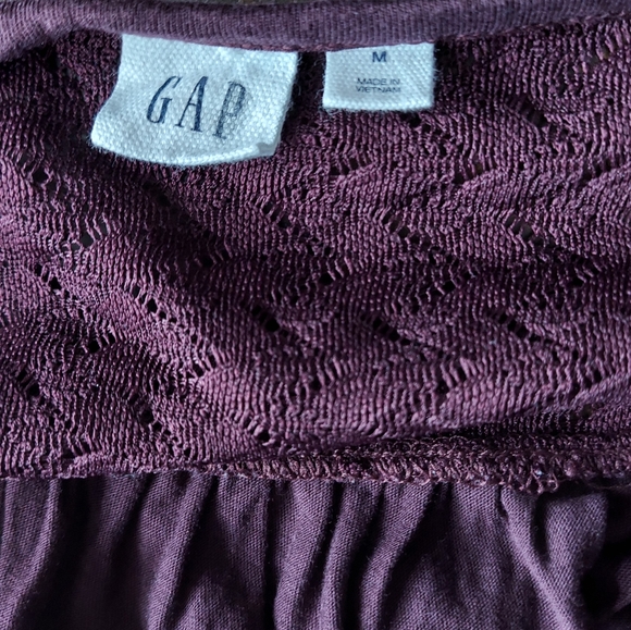 Womens sleeveless top. Gap Size M Purple - Picture 2 of 2